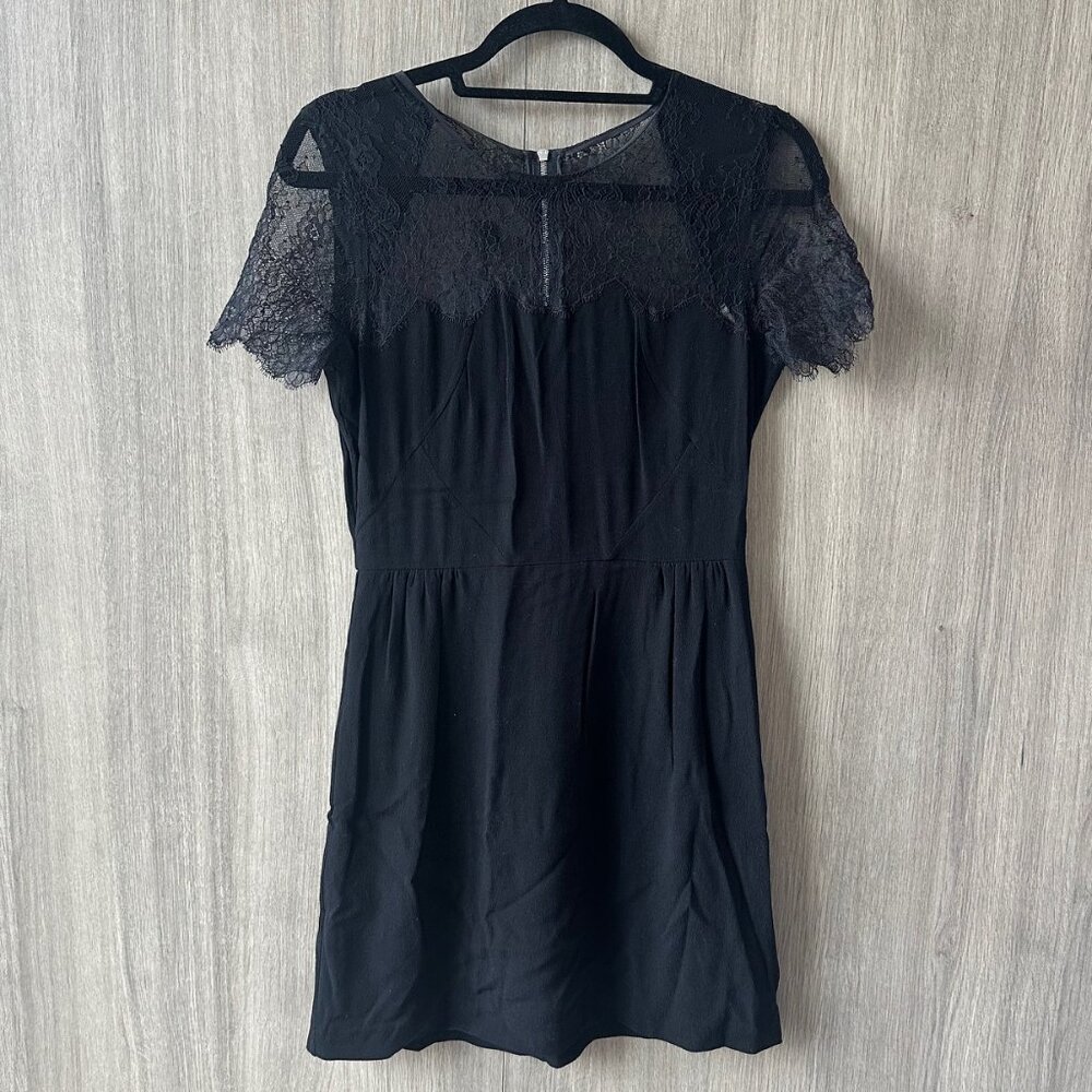 Sandro Black Lace Dress- Size 2